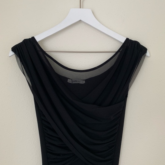 Zara Sheet Draped Knit Top - Picture 3 of 7